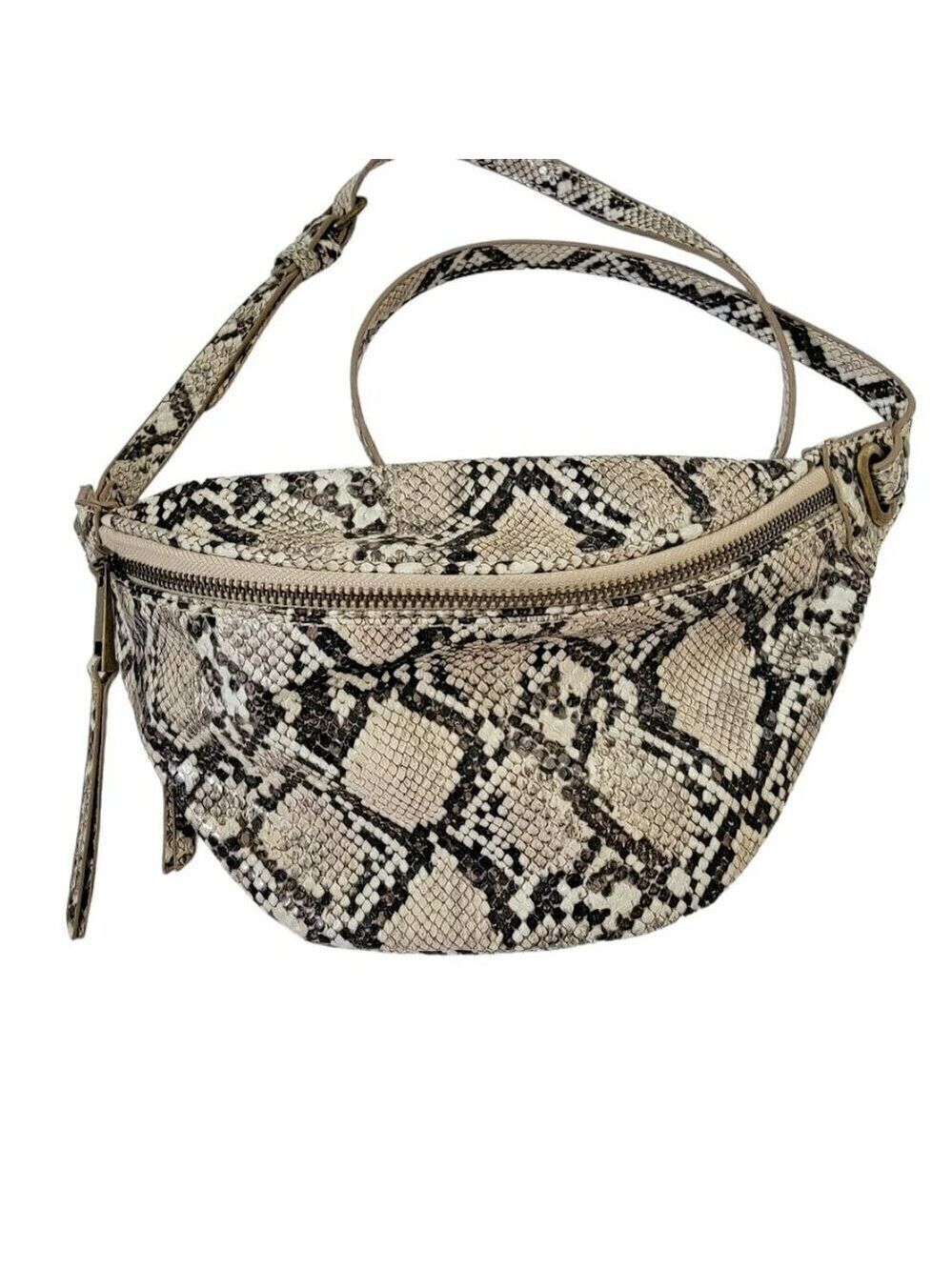 Python Style Snakeskin Preston Belt/Crossbody Bag - Like New Condition